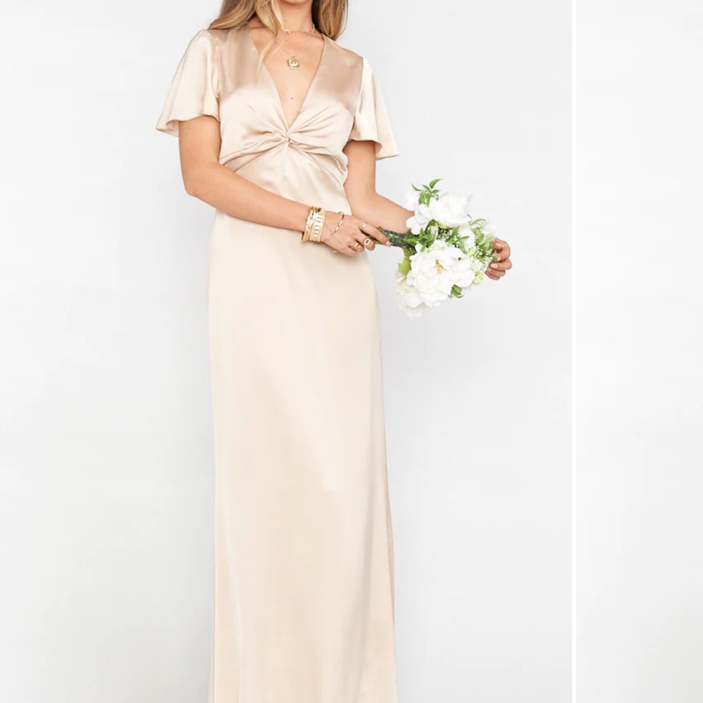 Rome Twist Gown- Champagne